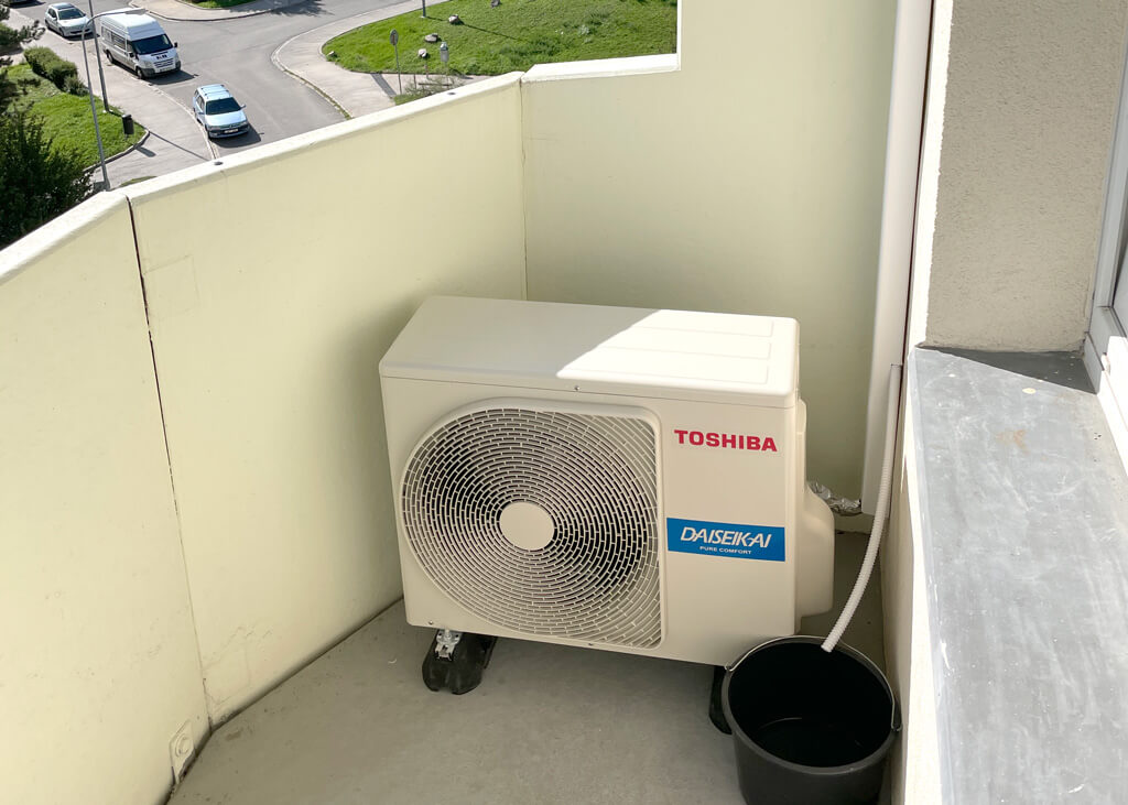 Klimatizace do bytu Toshiba Daiseikai venkovní jednotka